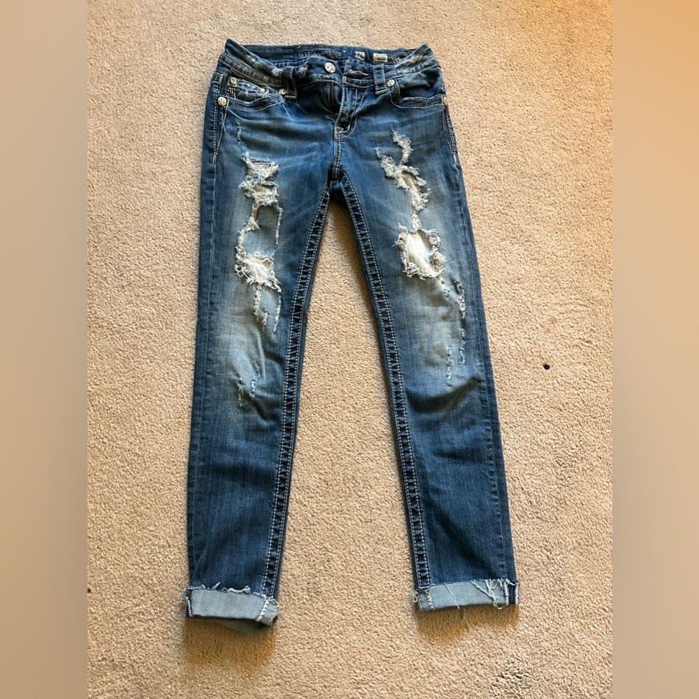 Miss Me cropped jeans